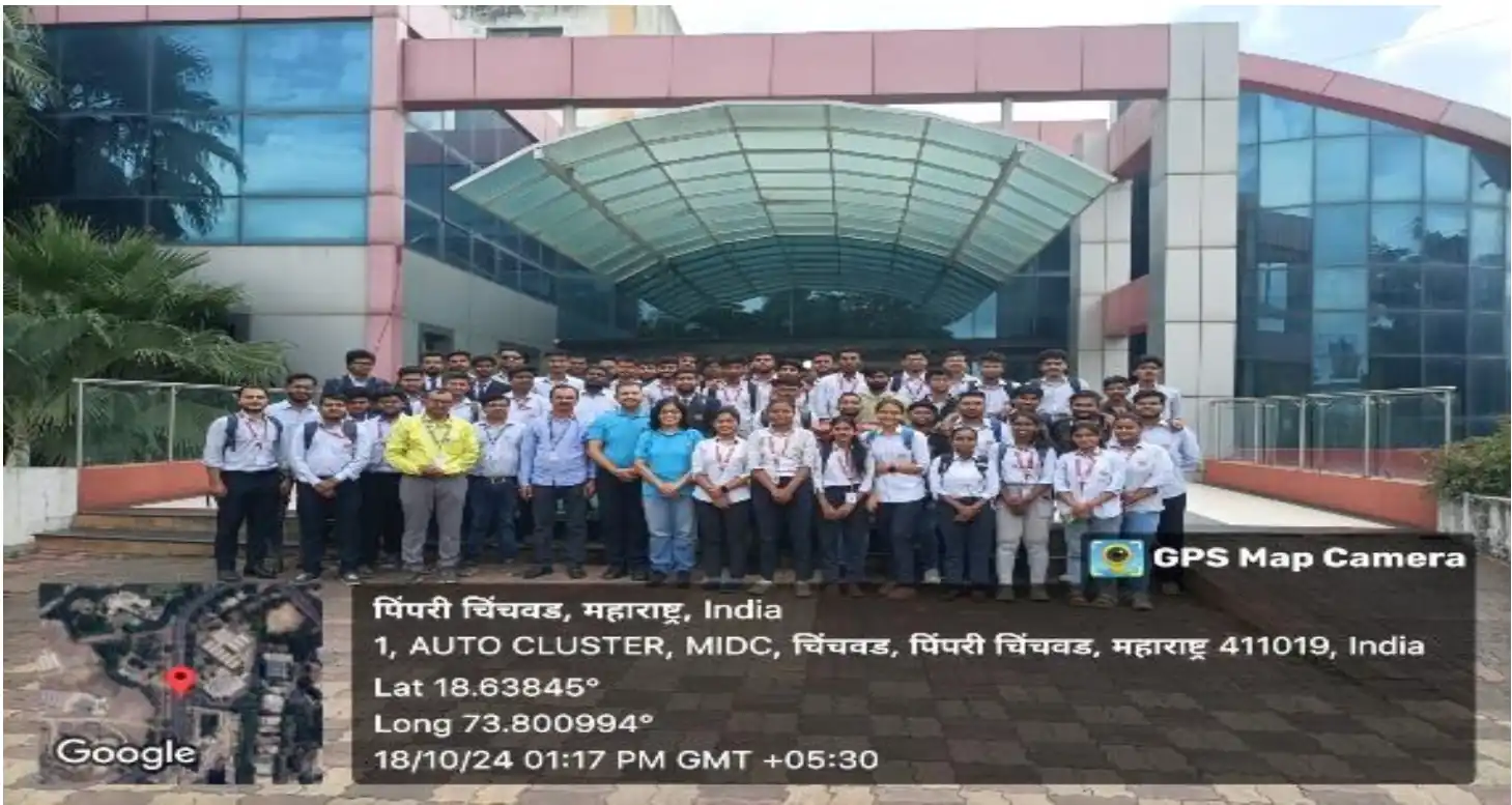 Industrial visit to Auto cluster Chinchwad, Pune.(18/10/2024)