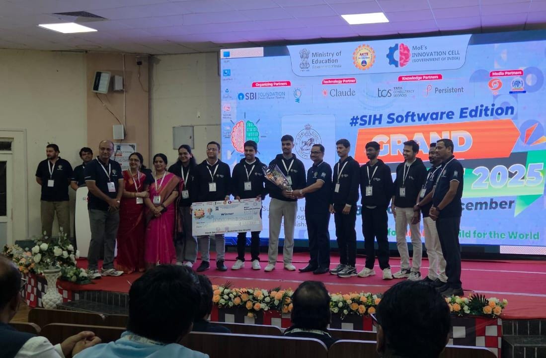 Hearty Congratulations to team Devdotcom for being Smart India Hackathon 2025 winner