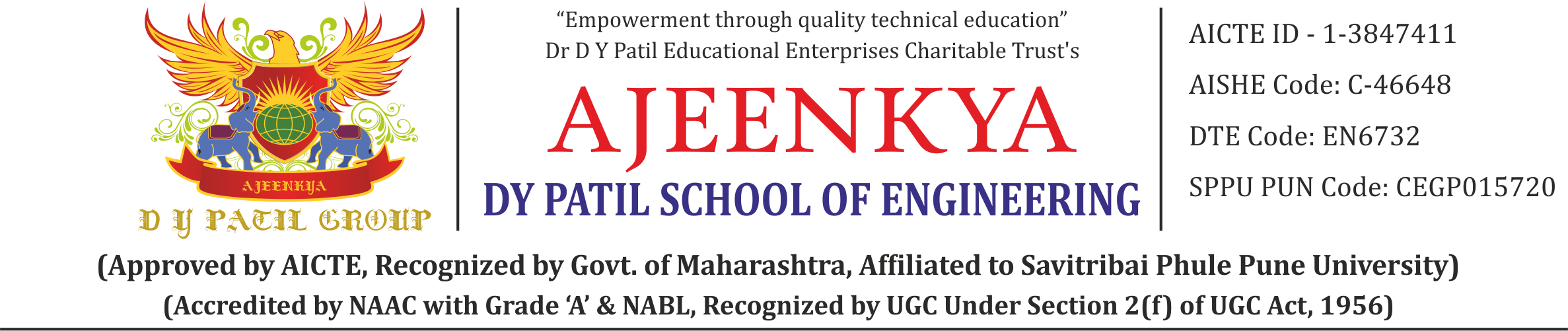 logo of Ajeenkya D Y Patil School of Engineering - ADYPSOE